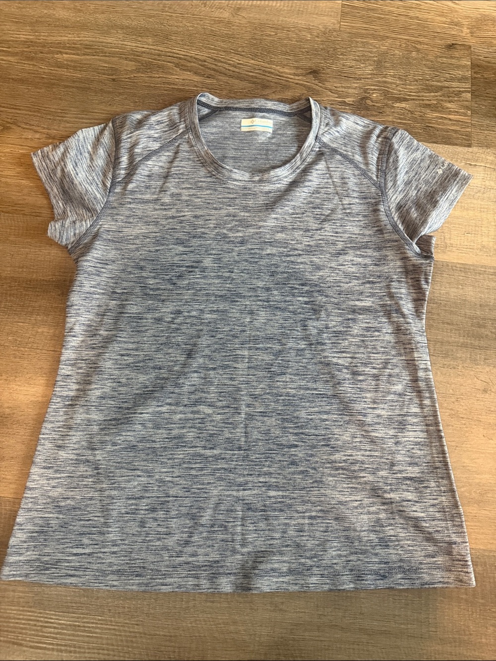 Columbia Heathered Gray Short Sleeve Tee